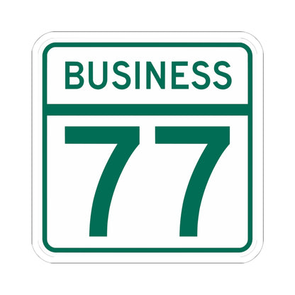 MD Route 77 Business (Maryland) (Road Sign) STICKER Vinyl Kiss-Cut Decal