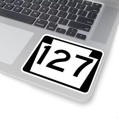PA-127 (Pennsylvania) (Road Sign) STICKER Vinyl Kiss-Cut Decal