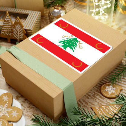 Flag of the Lebanese Armed Forces Front (Lebanon) STICKER Vinyl Kiss-Cut Decal