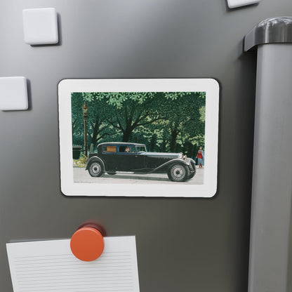 1928 Bugatti Royale Coupe, Esquire magazine, 1958 (Magazine Illustration) Refrigerator Magnet-The Sticker Space