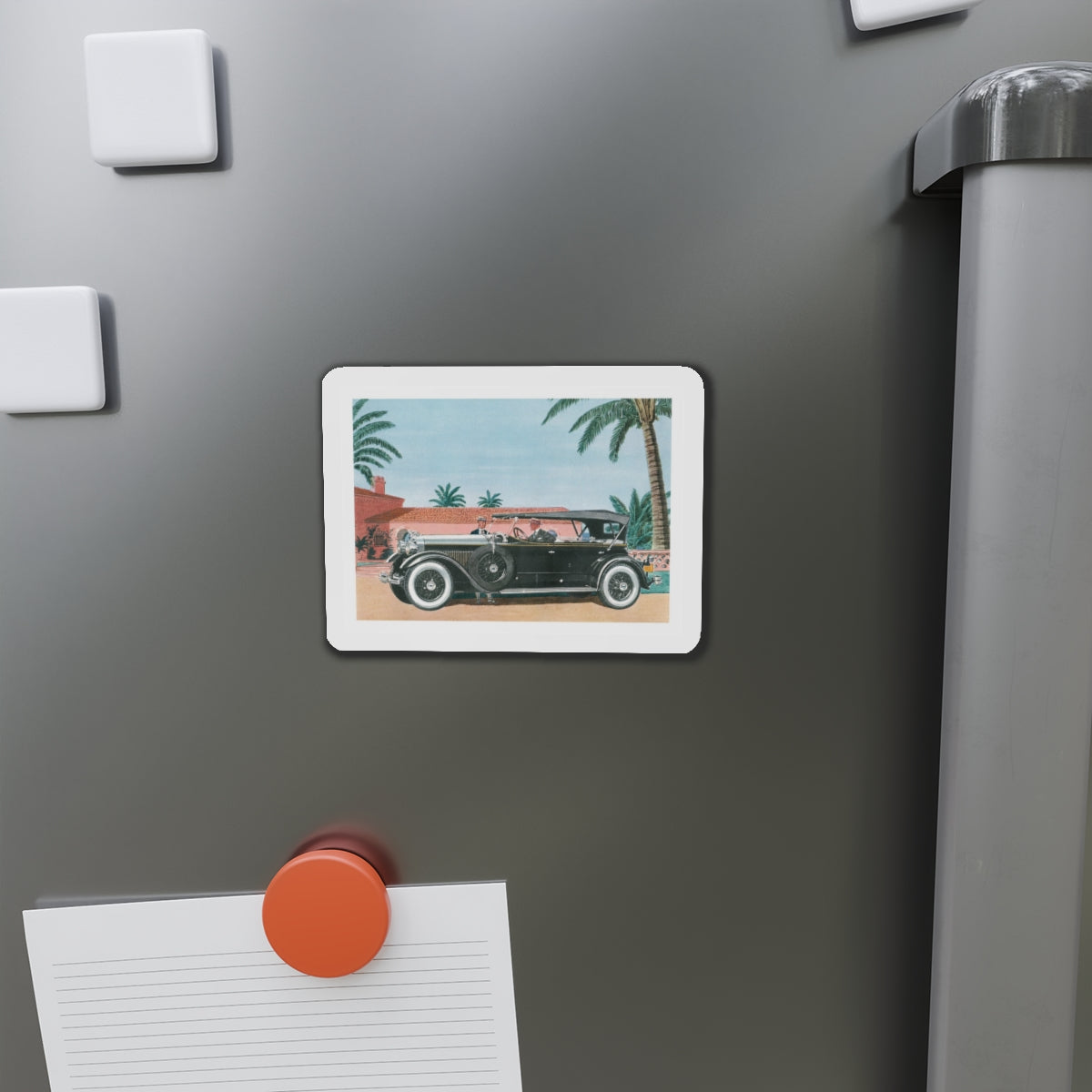 1929 Lincoln Sport Phaeton, Esquire magazine, 1958 (Magazine Illustration) Refrigerator Magnet-The Sticker Space