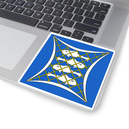 CHE Niederuster Flag (Switzerland) STICKER Vinyl Kiss-Cut Decal