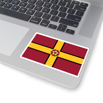 Flag of Northamptonshire (England) STICKER Vinyl Kiss-Cut Decal