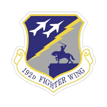 192nd Wing (U.S. Air Force) STICKER Vinyl Die-Cut Decal 2 Inch - The Sticker Space