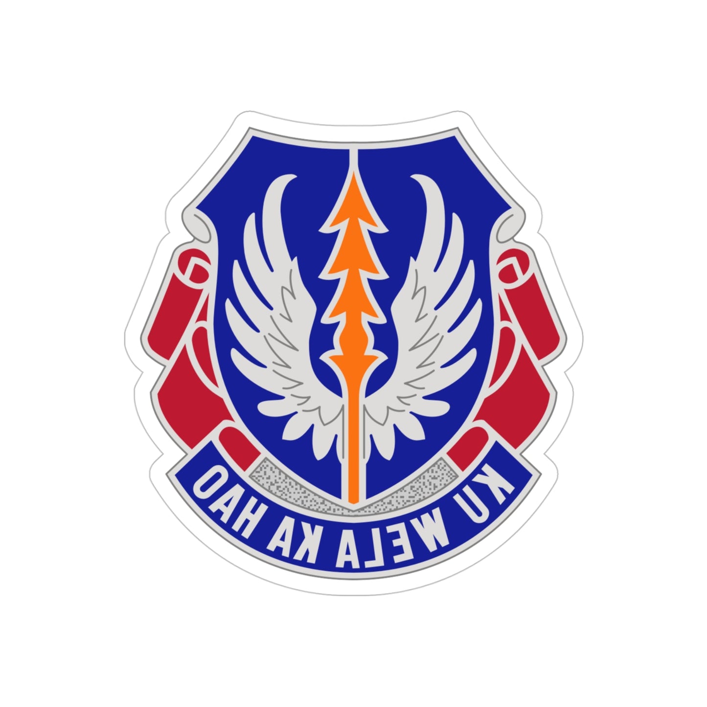 193 Aviation Regiment (U.S. Army) REVERSE PRINT Transparent STICKER-4" × 4"-The Sticker Space