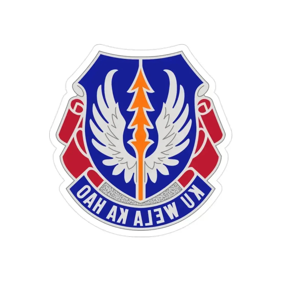 193 Aviation Regiment (U.S. Army) REVERSE PRINT Transparent Die-Cut STICKER 2 Inch Die-Cut Transparent - The Sticker Space