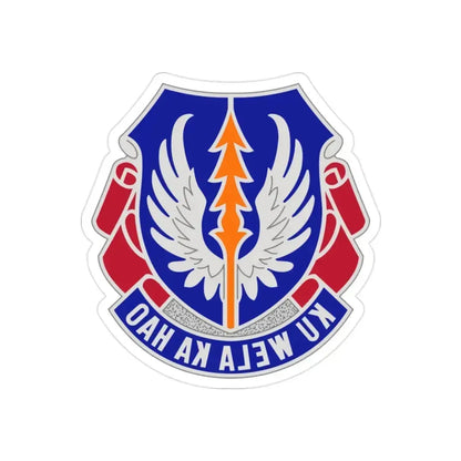 193 Aviation Regiment (U.S. Army) REVERSE PRINT Transparent Die-Cut STICKER 2 Inch Die-Cut Transparent - The Sticker Space