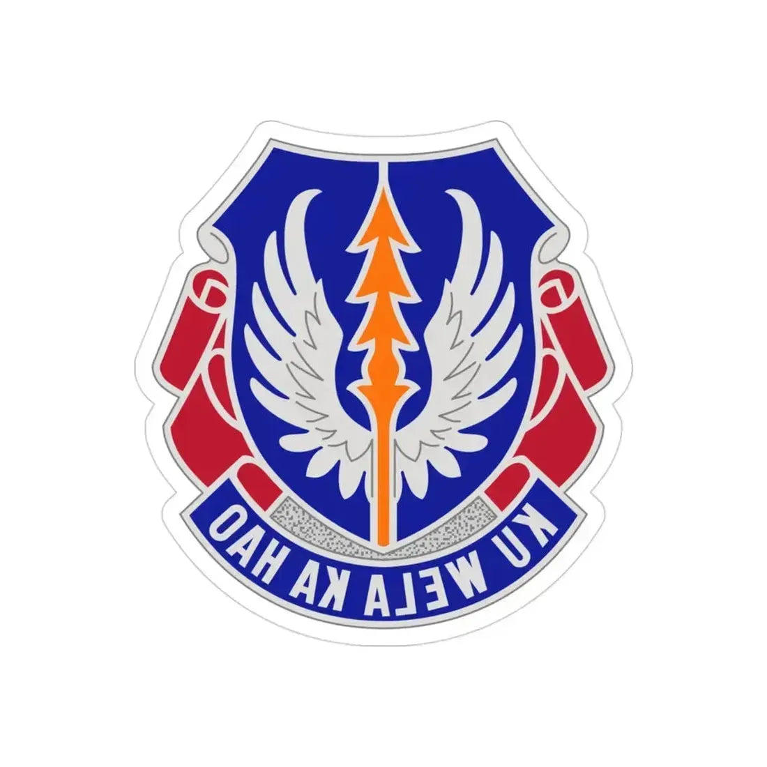 193 Aviation Regiment (U.S. Army) REVERSE PRINT Transparent Die-Cut STICKER 3 Inch Die-Cut Transparent - The Sticker Space