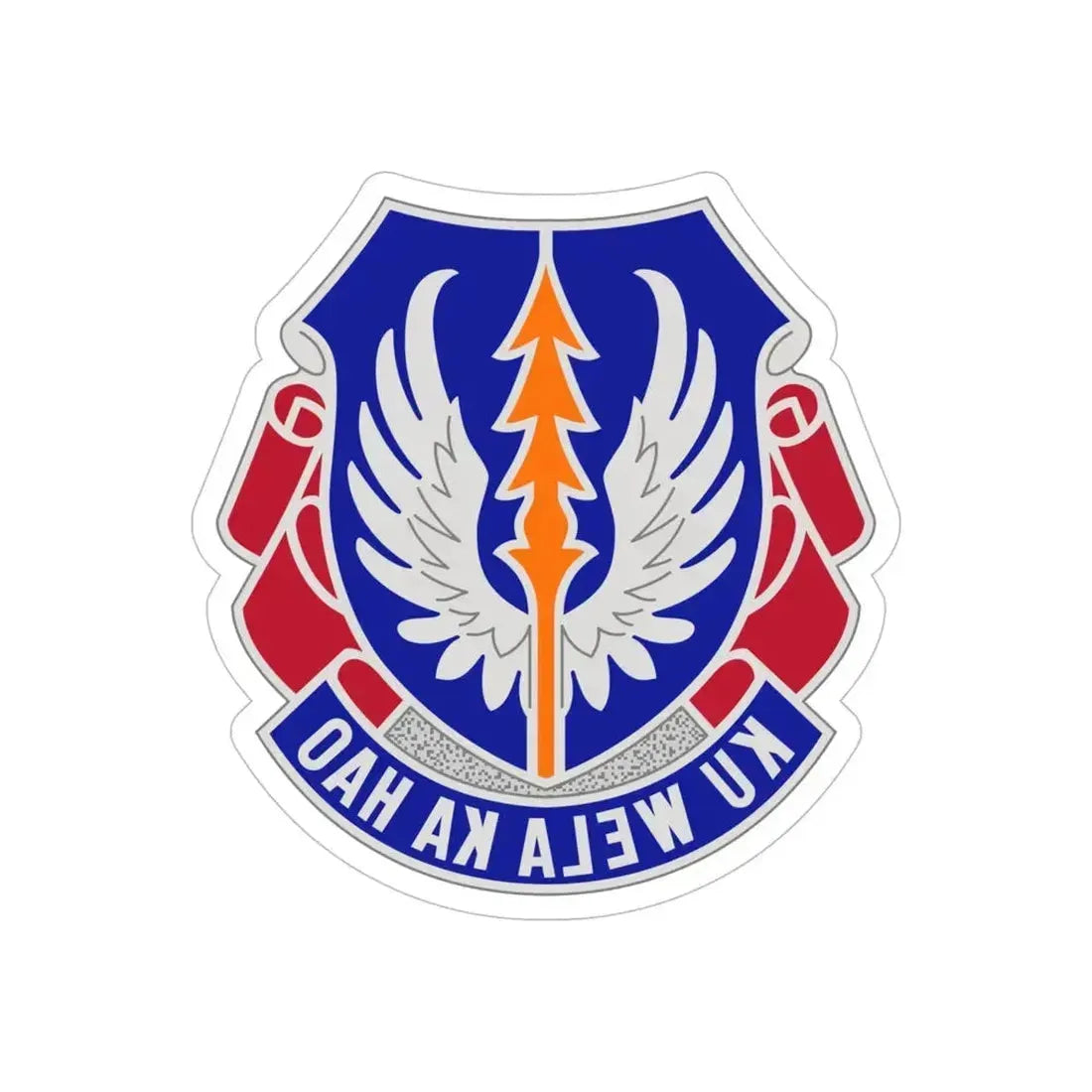 193 Aviation Regiment (U.S. Army) REVERSE PRINT Transparent Die-Cut STICKER 6 Inch Die-Cut Transparent - The Sticker Space