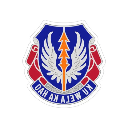 193 Aviation Regiment (U.S. Army) REVERSE PRINT Transparent Die-Cut STICKER 6 Inch Die-Cut Transparent - The Sticker Space
