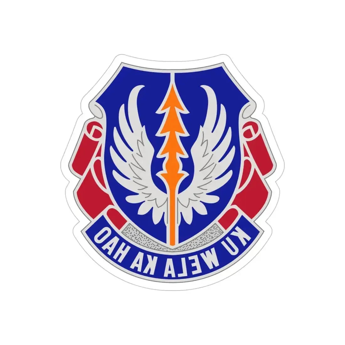 193 Aviation Regiment (U.S. Army) REVERSE PRINT Transparent Die-Cut STICKER - The Sticker Space