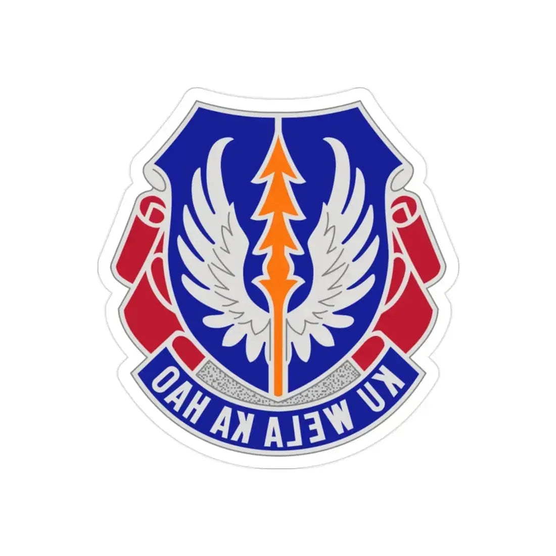 193 Aviation Regiment (U.S. Army) REVERSE PRINT Transparent Die-Cut STICKER - The Sticker Space