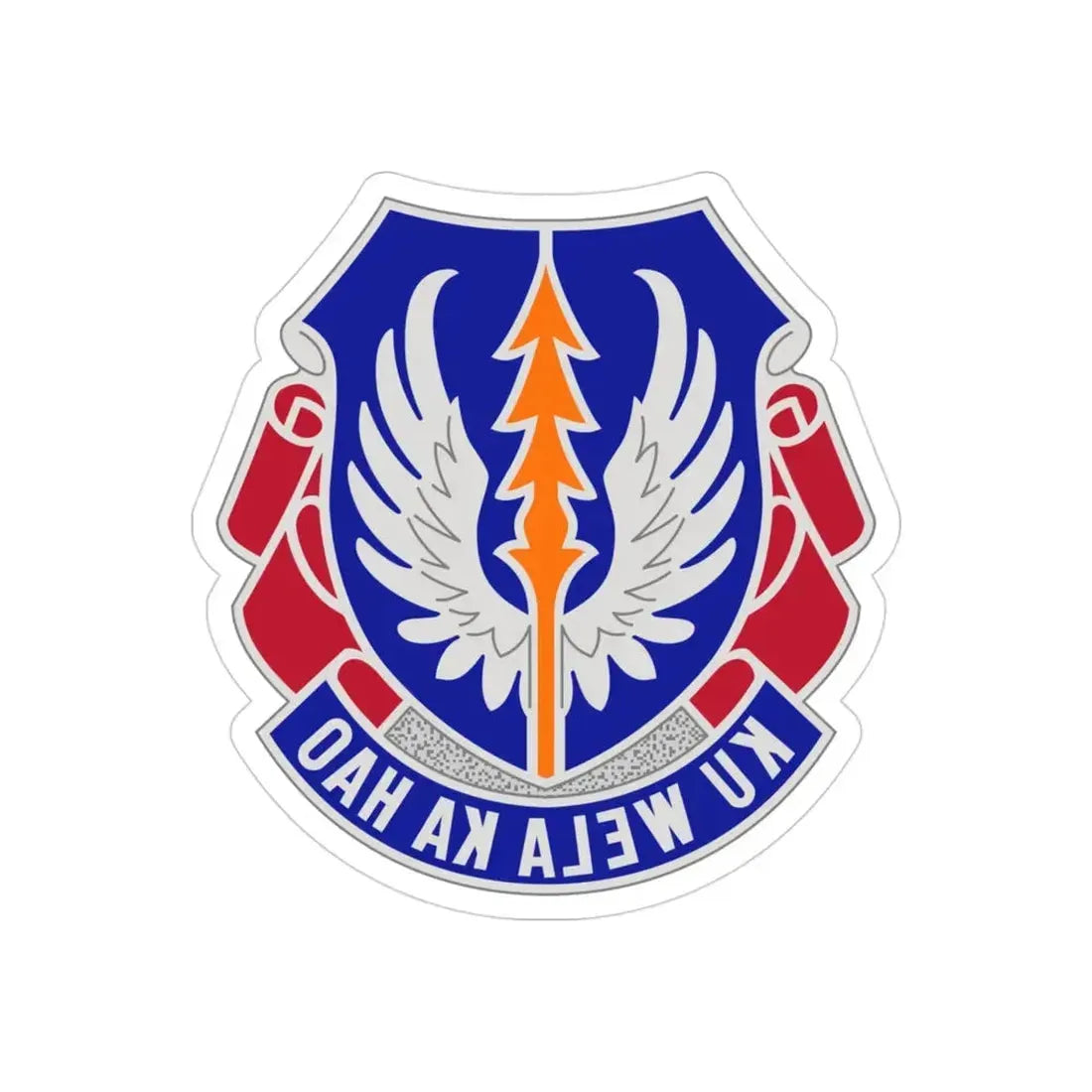 193 Aviation Regiment (U.S. Army) REVERSE PRINT Transparent Die-Cut STICKER - The Sticker Space