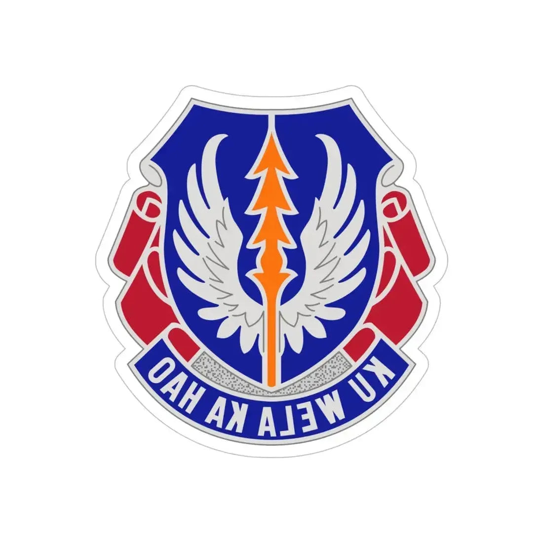193 Aviation Regiment (U.S. Army) REVERSE PRINT Transparent Die-Cut STICKER - The Sticker Space