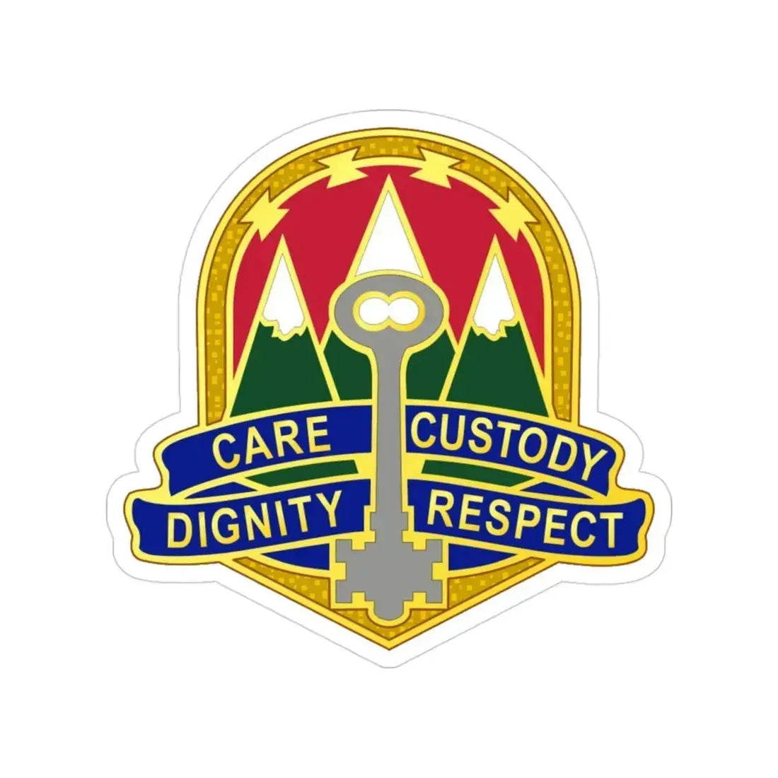 193 Military Police Battalion (U.S. Army) Transparent STICKER Die-Cut Vinyl Decal 3 Inch - The Sticker Space