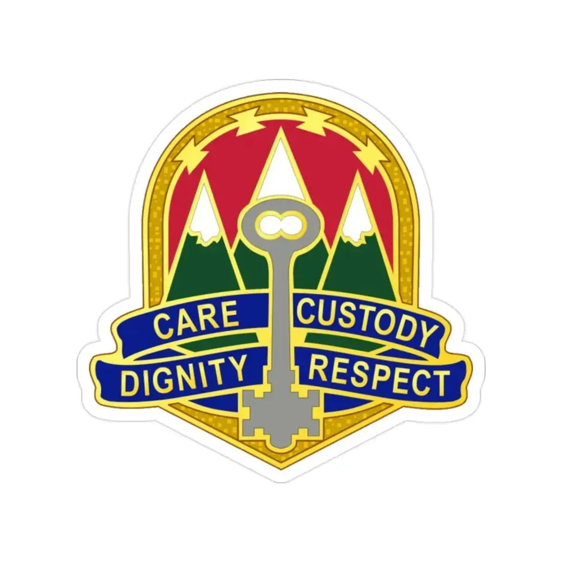 193 Military Police Battalion (U.S. Army) Transparent STICKER Die-Cut Vinyl Decal - The Sticker Space