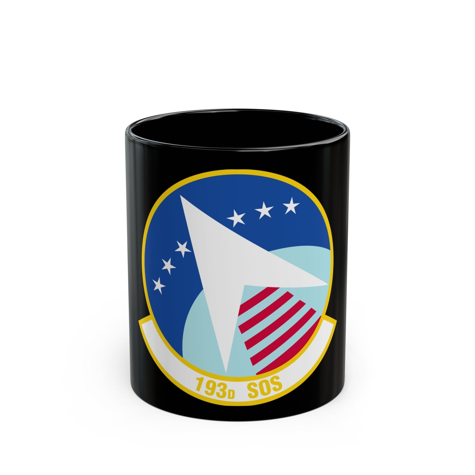 193 Special Operations Squadron (U.S. Air Force) Black Coffee Mug-11oz-The Sticker Space