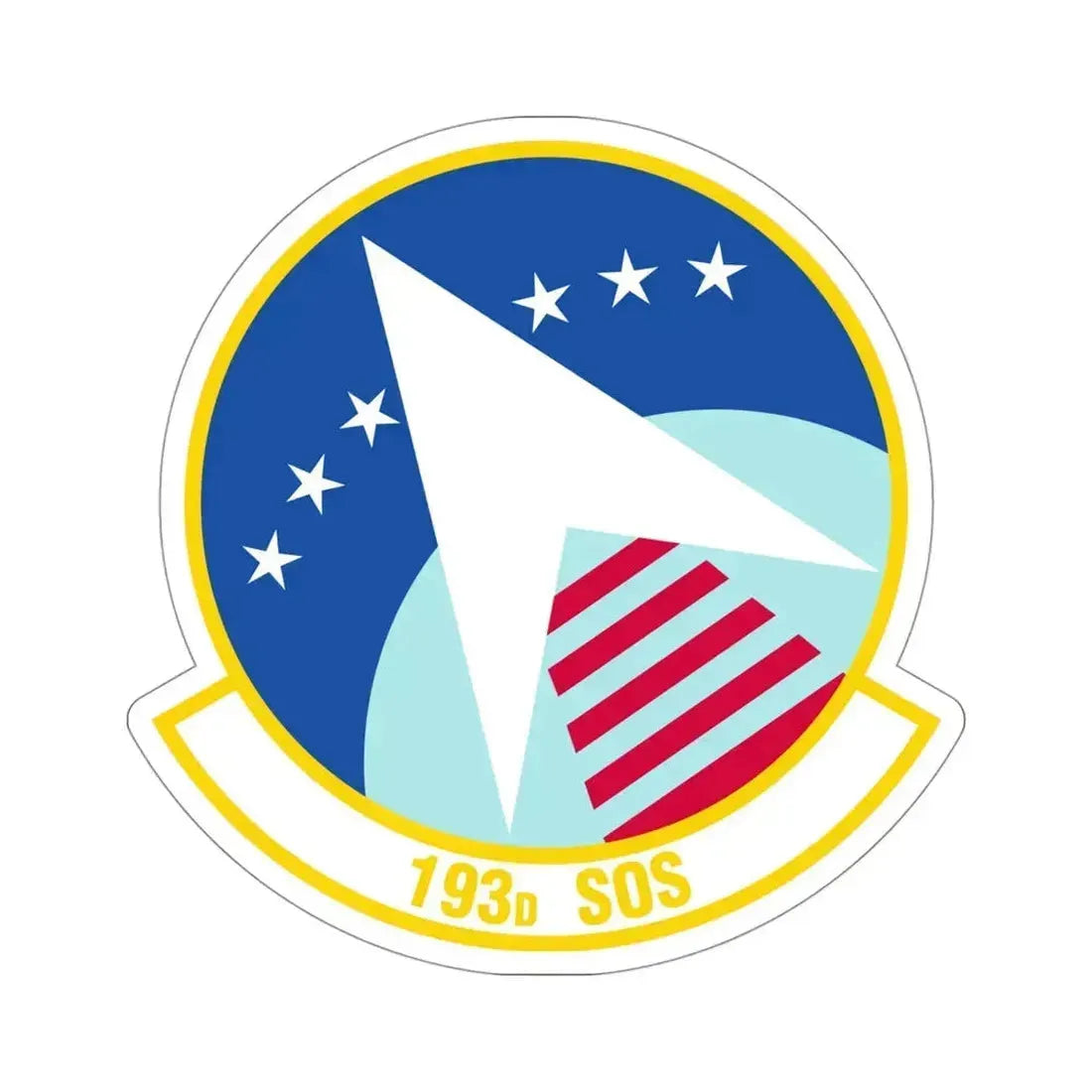 193 Special Operations Squadron (U.S. Air Force) STICKER Vinyl Die-Cut Decal 4 Inch - The Sticker Space