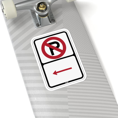 PBOT Road sign P1000L (Oregon) (Road Sign) STICKER Vinyl Kiss-Cut Decal