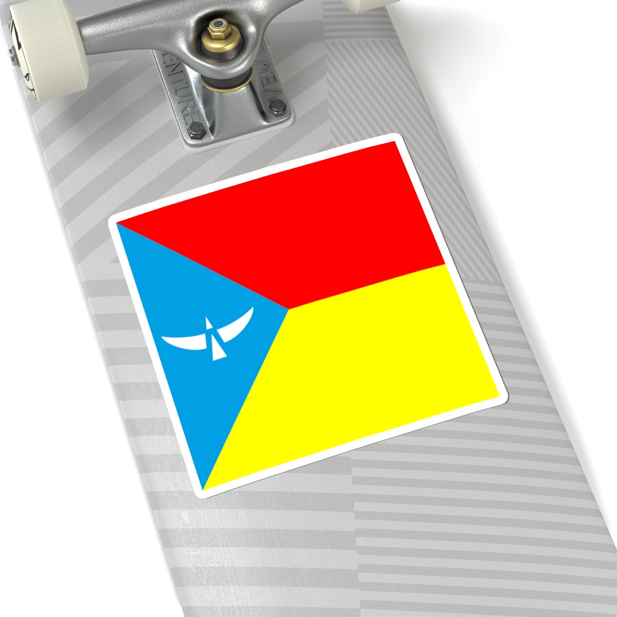 Flag of Holovkivka Kirovohrad Oblast (Ukraine) STICKER Vinyl Kiss-Cut Decal