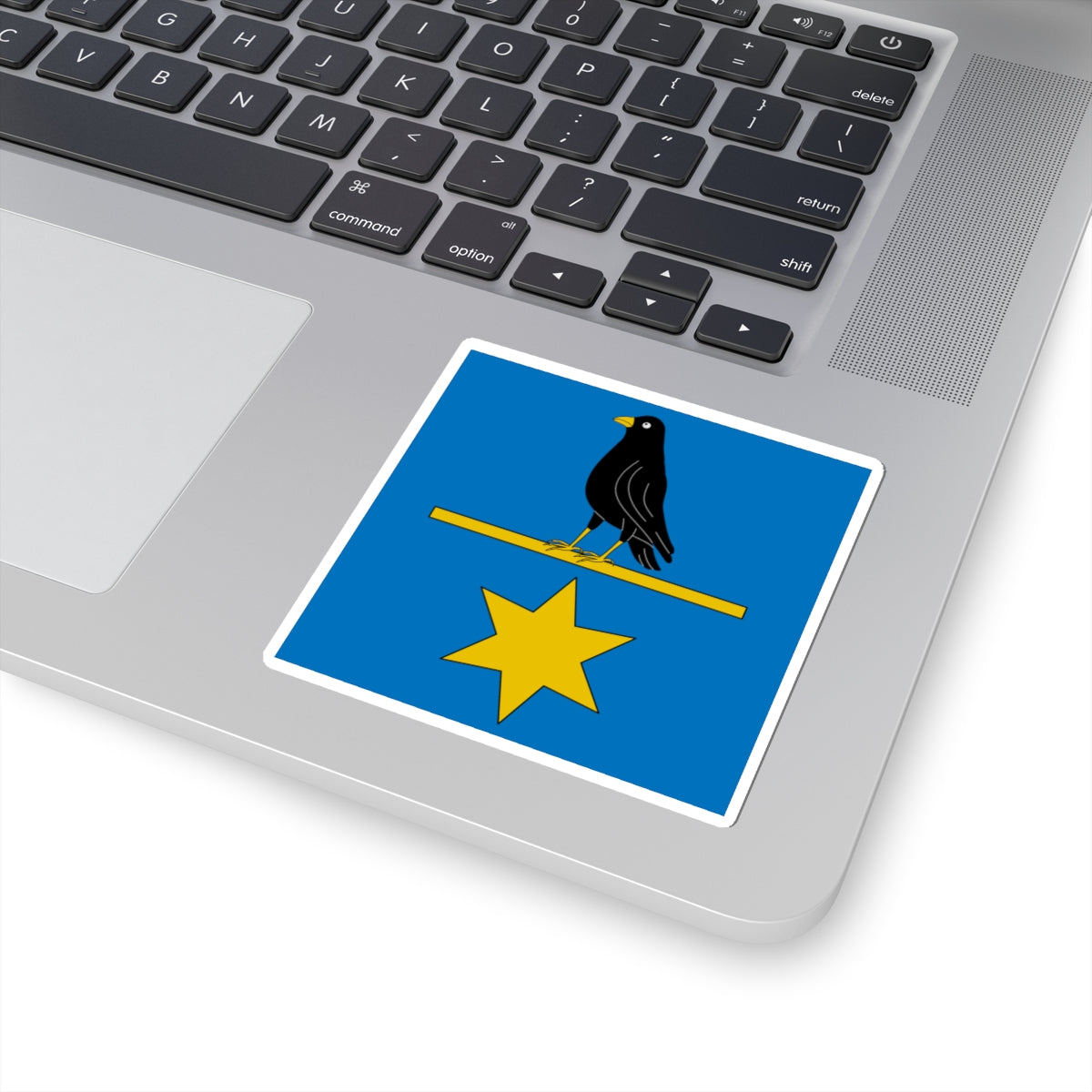 Flag of Denis Theurillat (Switzerland) STICKER Vinyl Kiss-Cut Decal