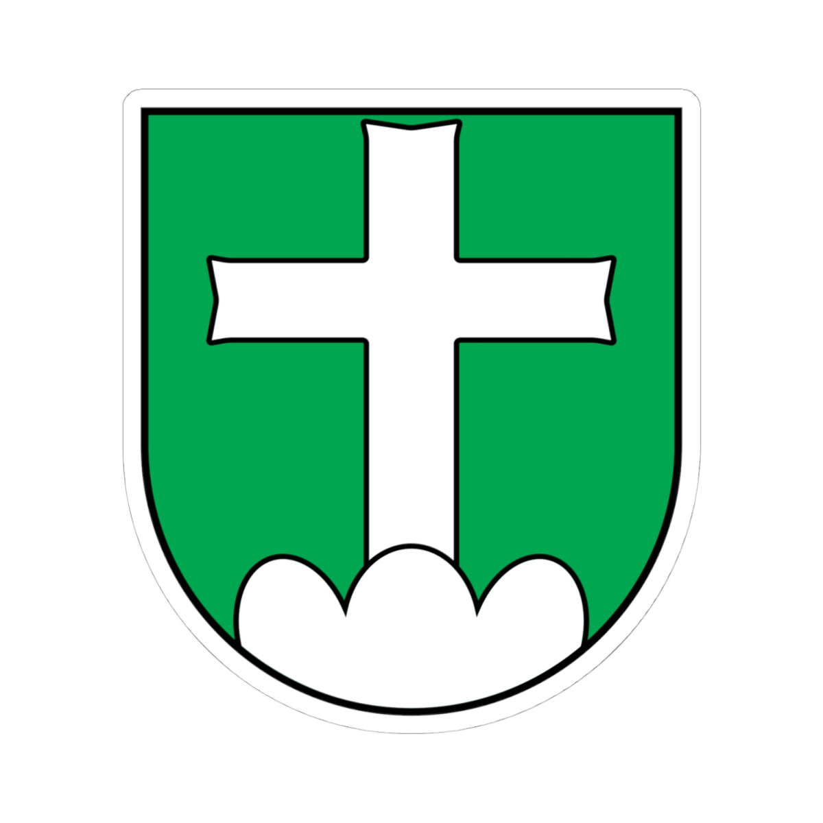 Realp-coat of arms (Switzerland) (Coat of Arms) STICKER Vinyl Kiss-Cut Decal