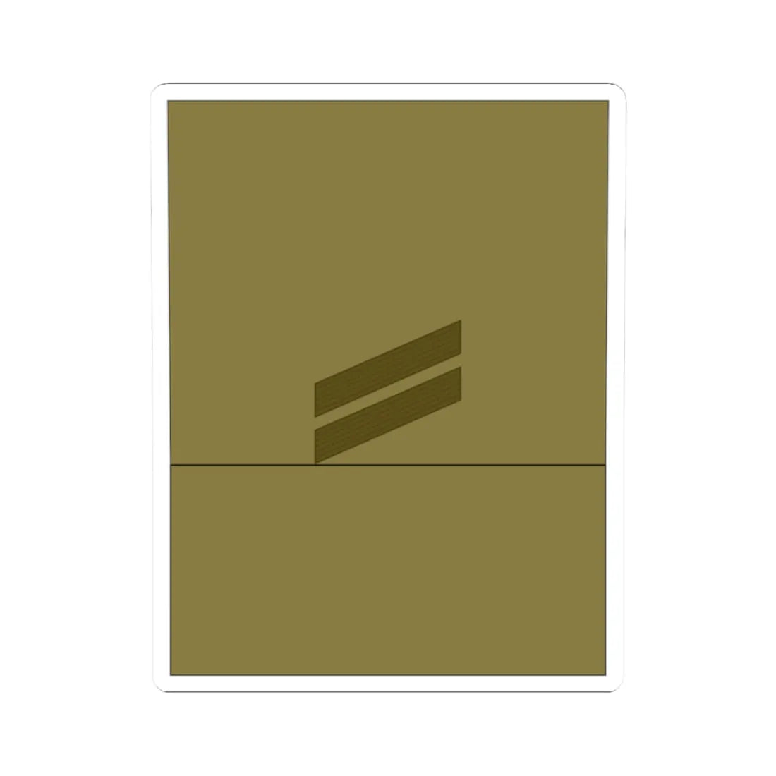 1939 Army FRA OR 03 (Military Rank) STICKER Vinyl Kiss-Cut Decal 2 Inch White - The Sticker Space