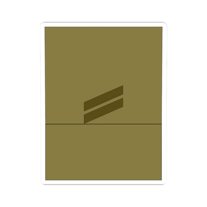 1939 Army FRA OR 03 (Military Rank) STICKER Vinyl Kiss-Cut Decal 2 Inch White - The Sticker Space