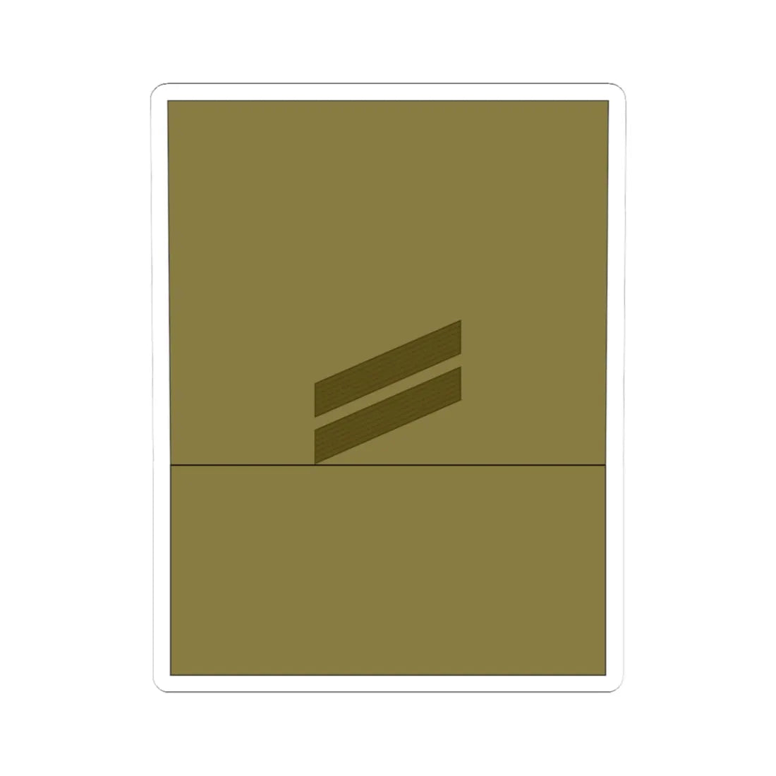 1939 Army FRA OR 03 (Military Rank) STICKER Vinyl Kiss-Cut Decal 3 Inch White - The Sticker Space