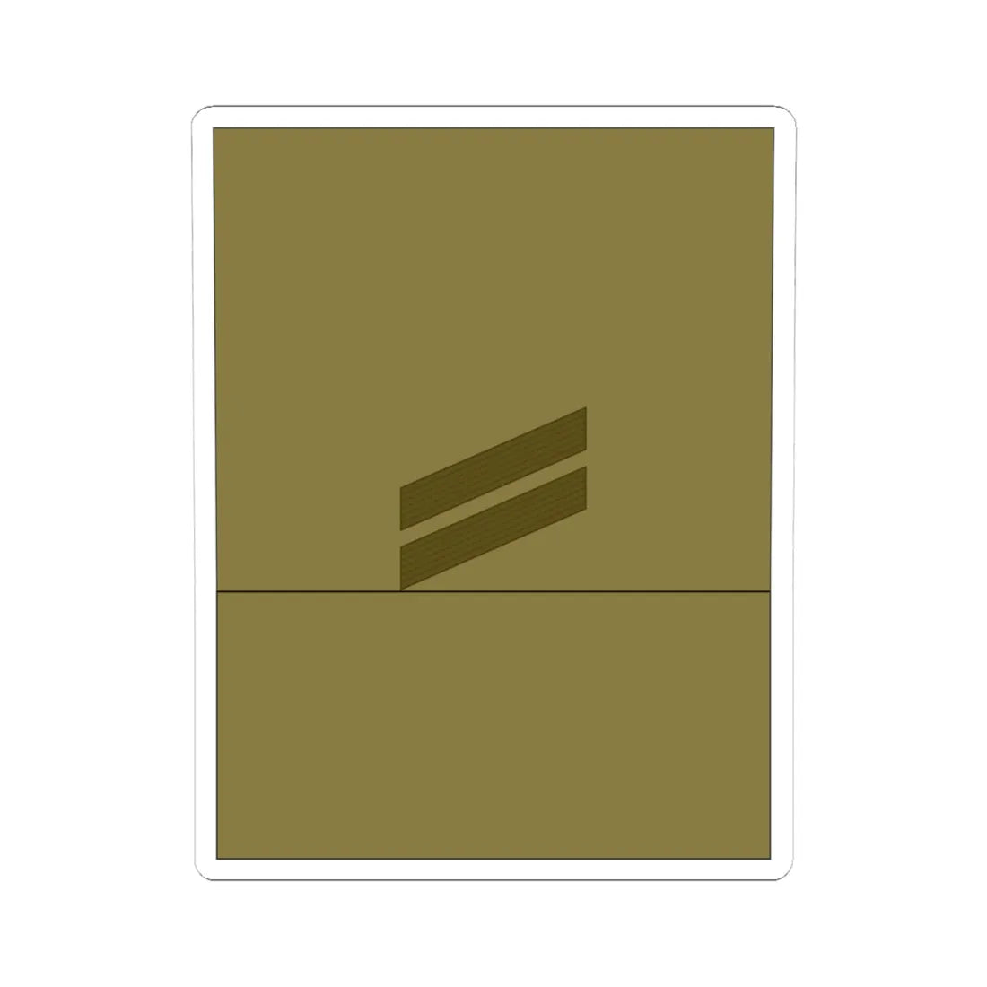 1939 Army FRA OR 03 (Military Rank) STICKER Vinyl Kiss-Cut Decal 4 Inch White - The Sticker Space