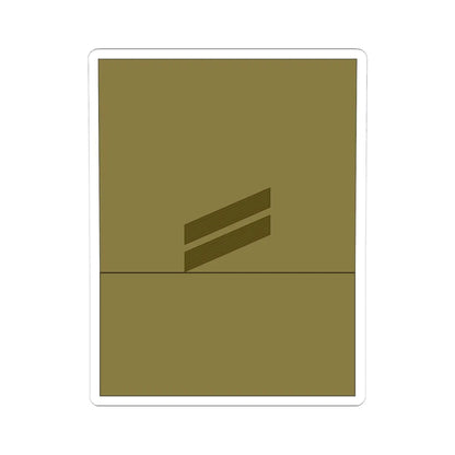 1939 Army FRA OR 03 (Military Rank) STICKER Vinyl Kiss-Cut Decal 4 Inch White - The Sticker Space