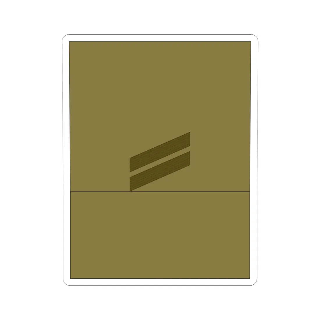 1939 Army FRA OR 03 (Military Rank) STICKER Vinyl Kiss-Cut Decal 6 Inch White - The Sticker Space