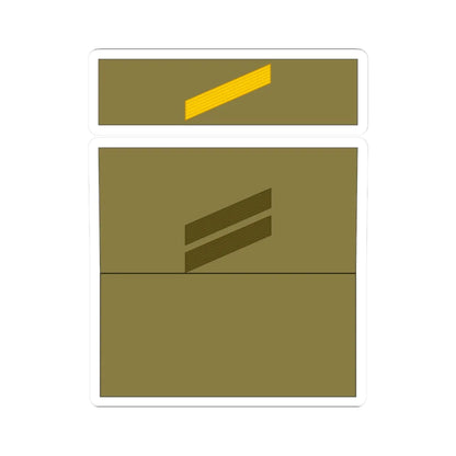 1939 Army FRA OR 04 (Military Rank) STICKER Vinyl Kiss-Cut Decal 2 Inch White - The Sticker Space