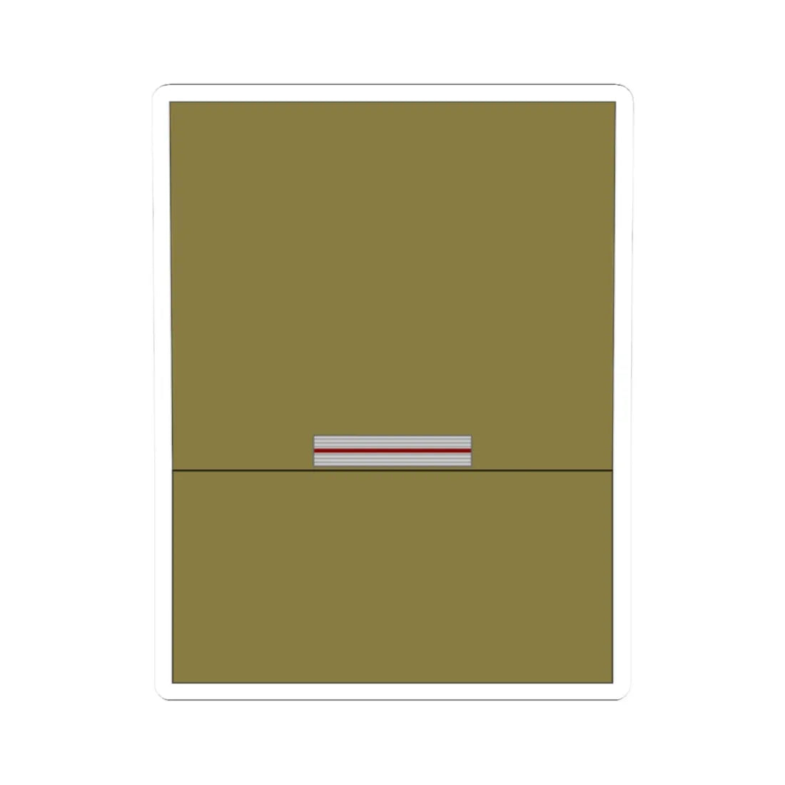 1939 Army FRA OR 08 (Military Rank) STICKER Vinyl Kiss-Cut Decal 2 Inch White - The Sticker Space