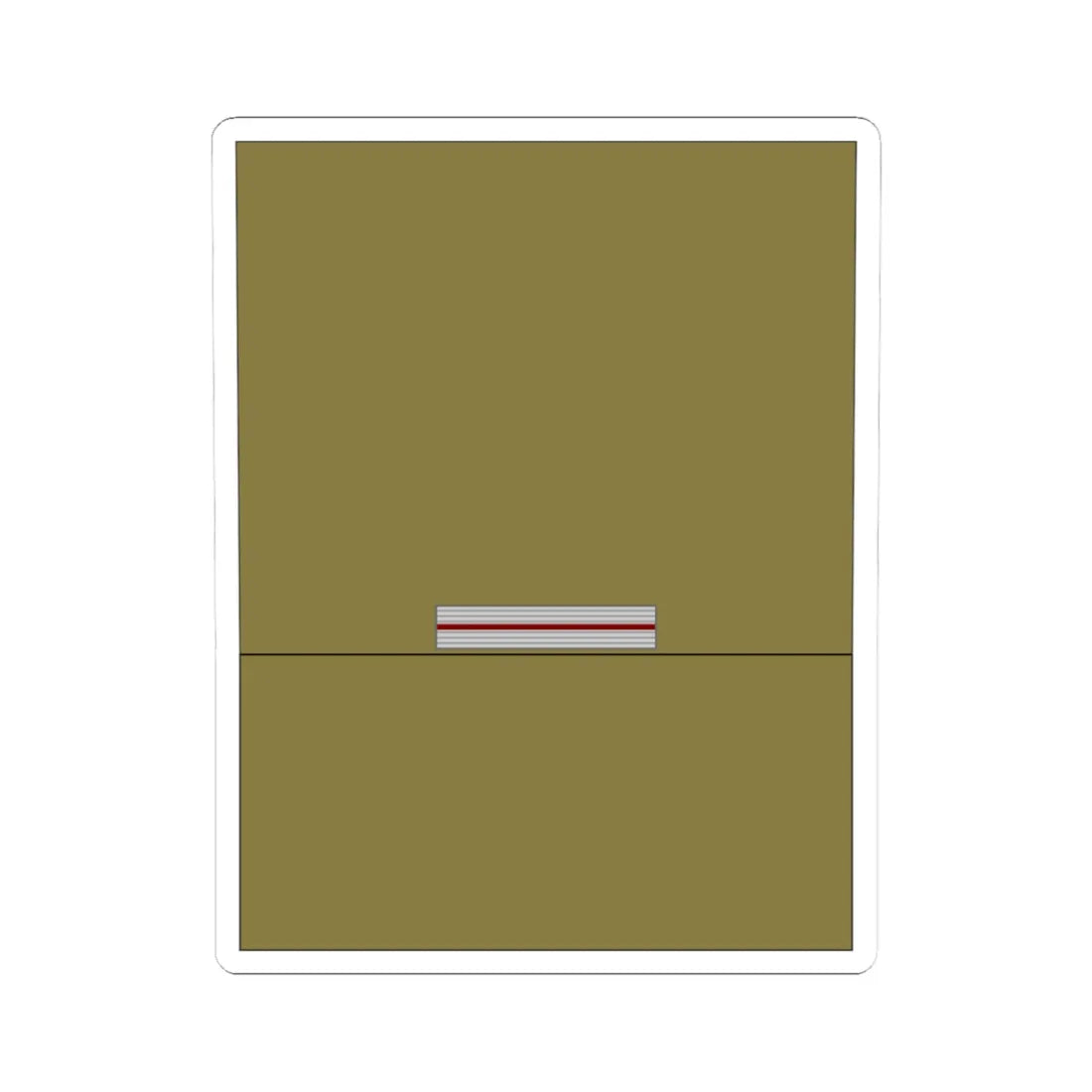 1939 Army FRA OR 08 (Military Rank) STICKER Vinyl Kiss-Cut Decal 3 Inch White - The Sticker Space
