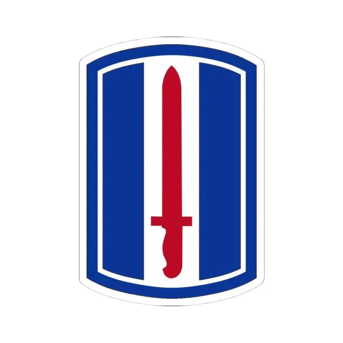 193D INFANTRY BRIGADE (U.S. Army) STICKER Vinyl Kiss-Cut Decal 4 Inch White - The Sticker Space