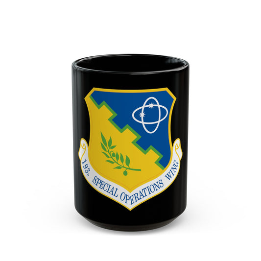 193rd Special Operations Wing (U.S. Air Force) Black Coffee Mug-15oz-The Sticker Space