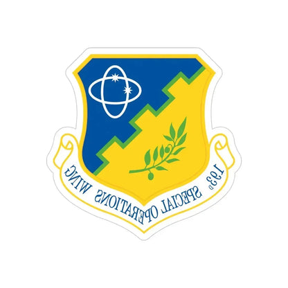 193rd Special Operations Wing (U.S. Air Force) REVERSE PRINT Transparent Die-Cut STICKER - The Sticker Space