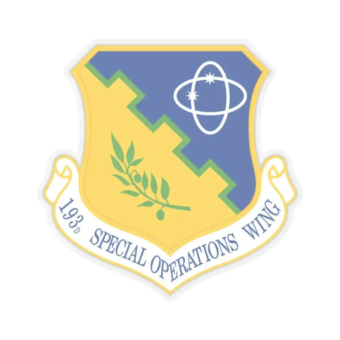 193rd Special Operations Wing (U.S. Air Force) STICKER Vinyl Kiss-Cut Decal 3 Inch Transparent - The Sticker Space