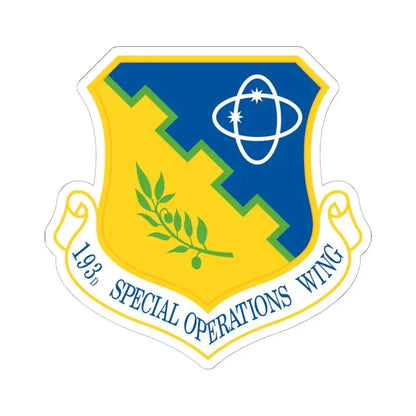 193rd Special Operations Wing (U.S. Air Force) STICKER Vinyl Kiss-Cut Decal 6 Inch White - The Sticker Space