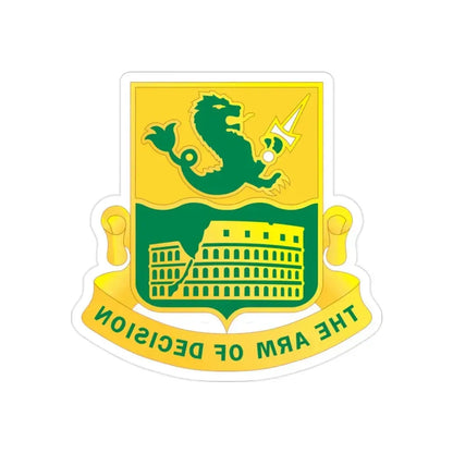 194 Armor Regiment (U.S. Army) REVERSE PRINT Transparent Die-Cut STICKER - The Sticker Space