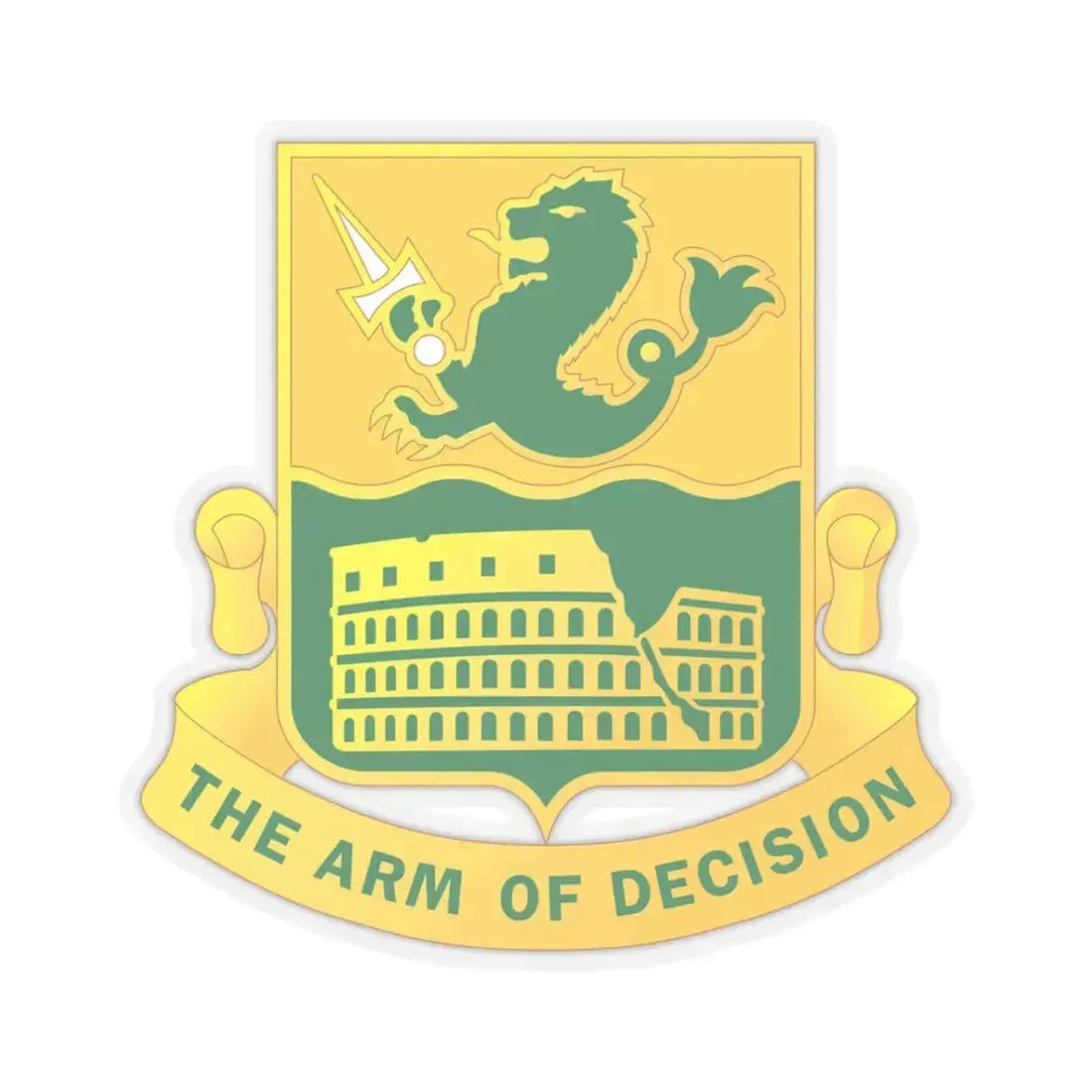194 Armor Regiment (U.S. Army) STICKER Vinyl Kiss-Cut Decal 3 Inch Transparent - The Sticker Space
