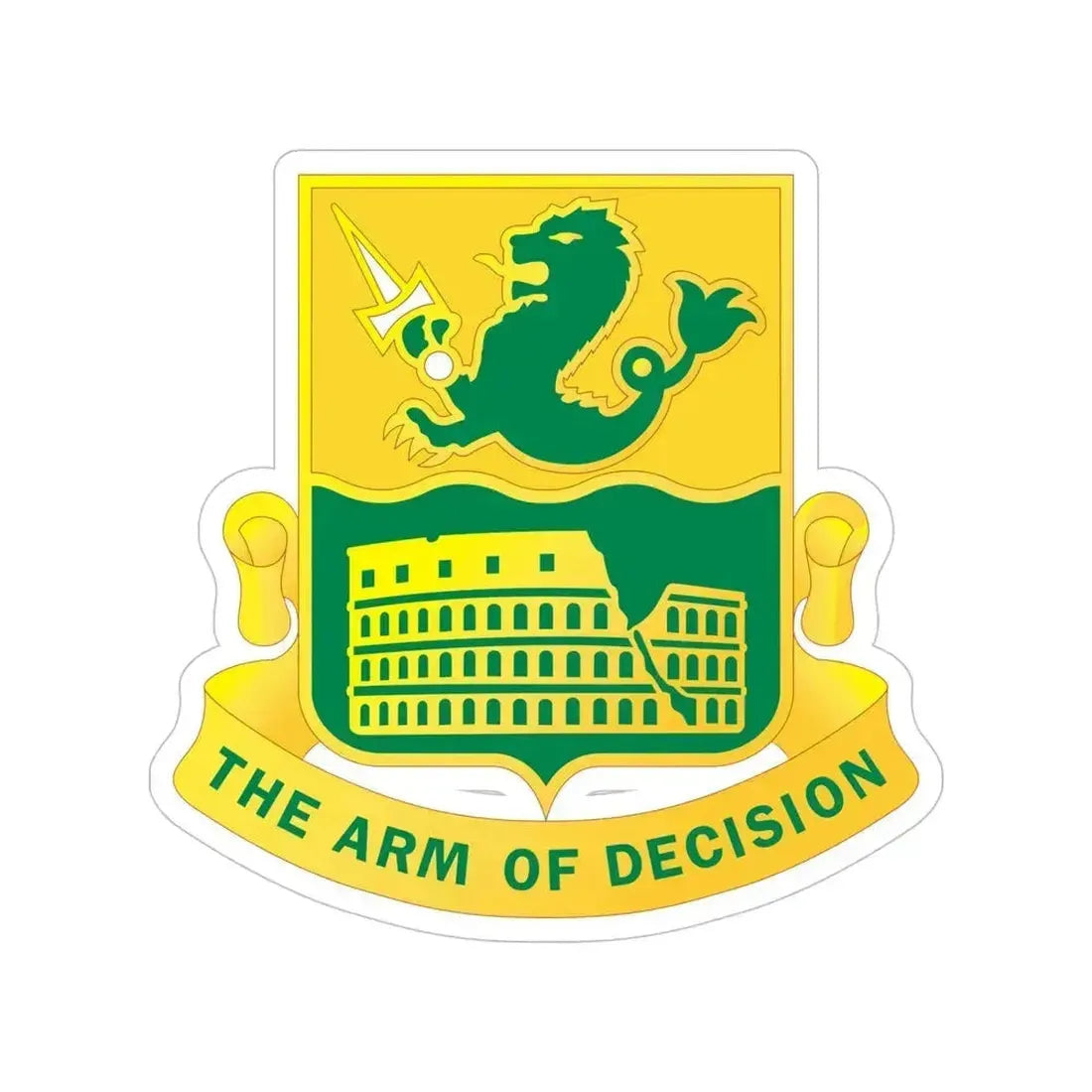 194 Armor Regiment (U.S. Army) Transparent STICKER Die-Cut Vinyl Decal 5 Inch - The Sticker Space