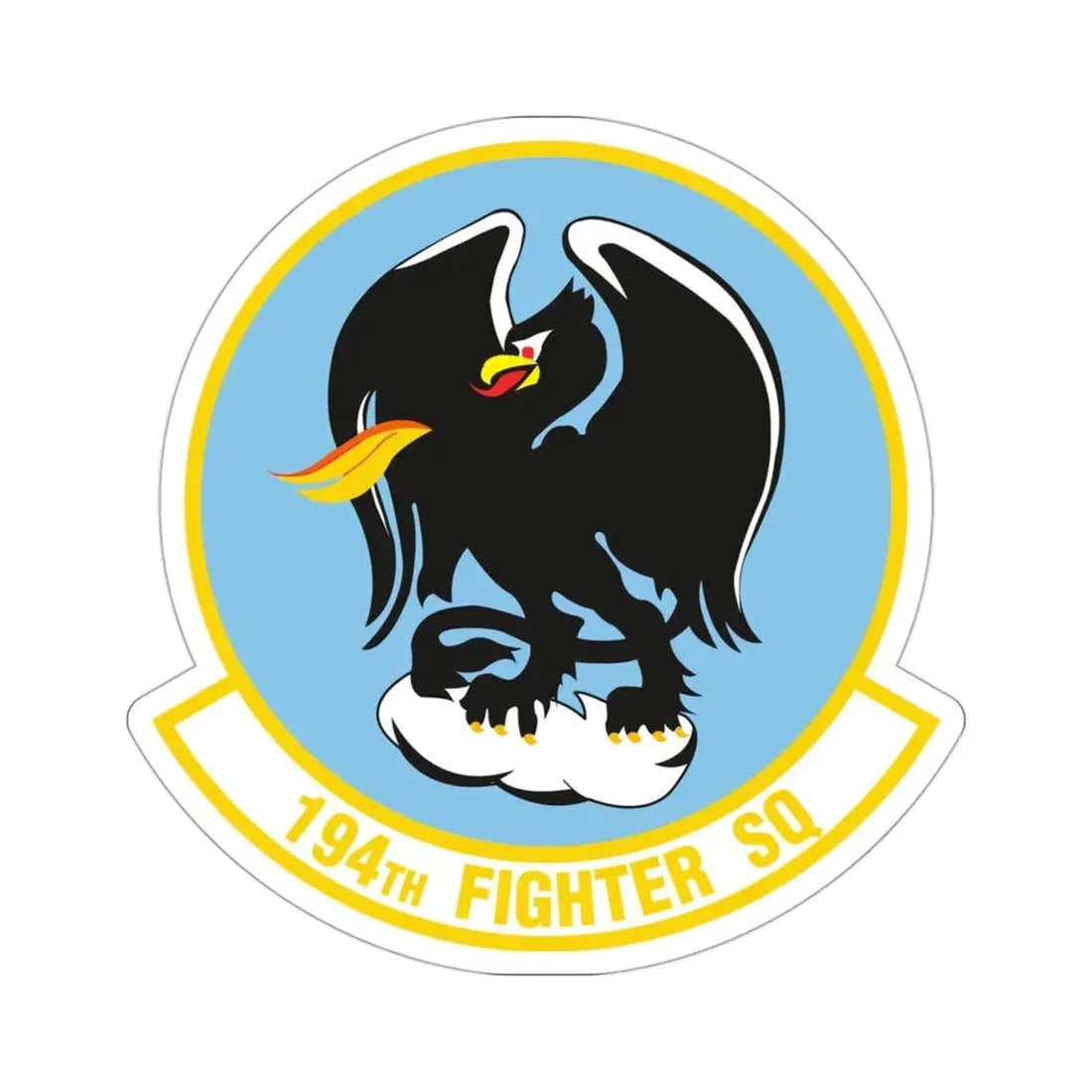 194 Fighter Squadron (U.S. Air Force) STICKER Vinyl Die-Cut Decal - The Sticker Space