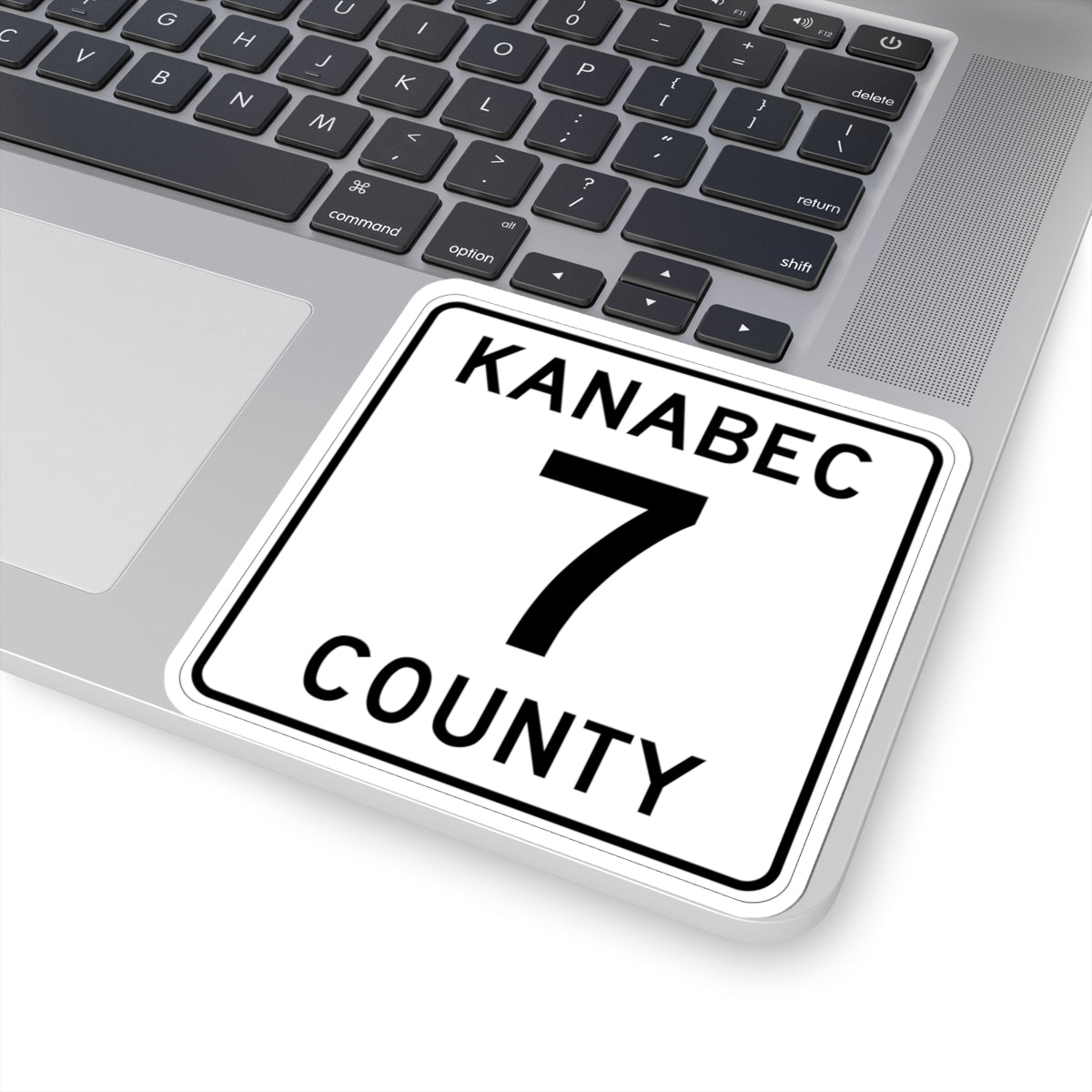 Kanabec County 7 MN (Minnesota) (Road Sign) STICKER Vinyl Kiss-Cut Decal