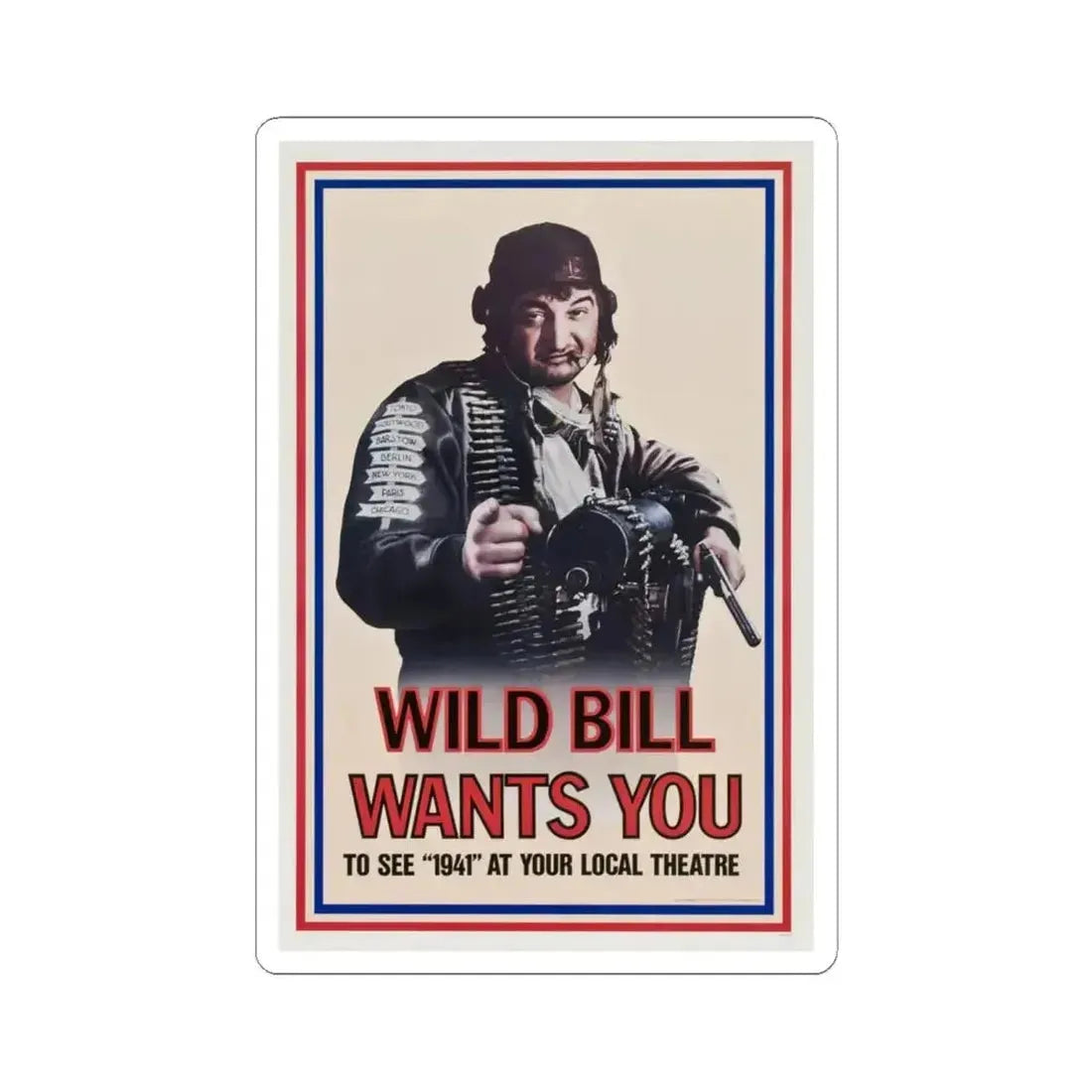 1941 1979 Movie Poster - STICKER Vinyl Kiss-Cut Decal 6 Inch White - The Sticker Space