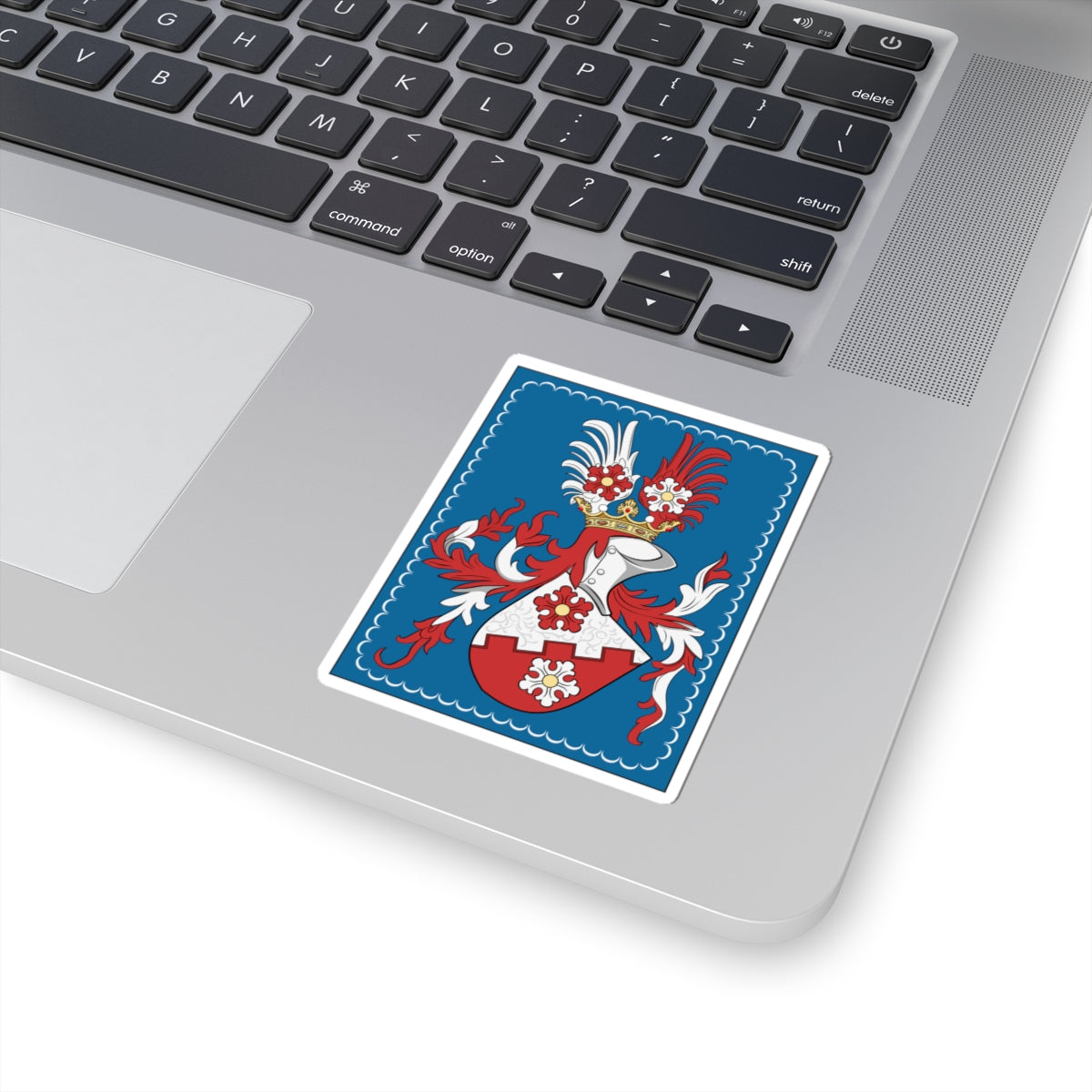 Coa Hungary Family Szecsődy 1418 (Hungary) (Coat of Arms) STICKER Vinyl Kiss-Cut Decal