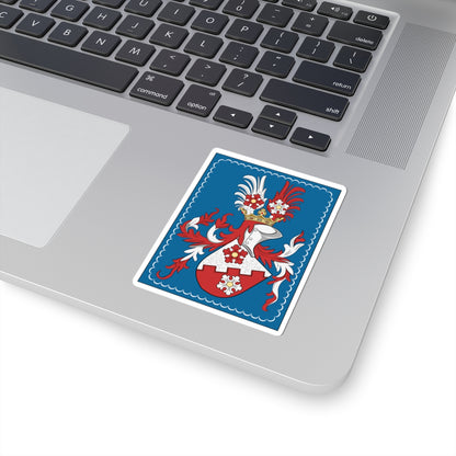 Coa Hungary Family Szecsődy 1418 (Hungary) (Coat of Arms) STICKER Vinyl Kiss-Cut Decal