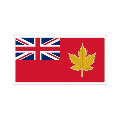 1946 Canadian flag proposal (Canada) STICKER Vinyl Kiss-Cut Decal 6 Inch White - The Sticker Space