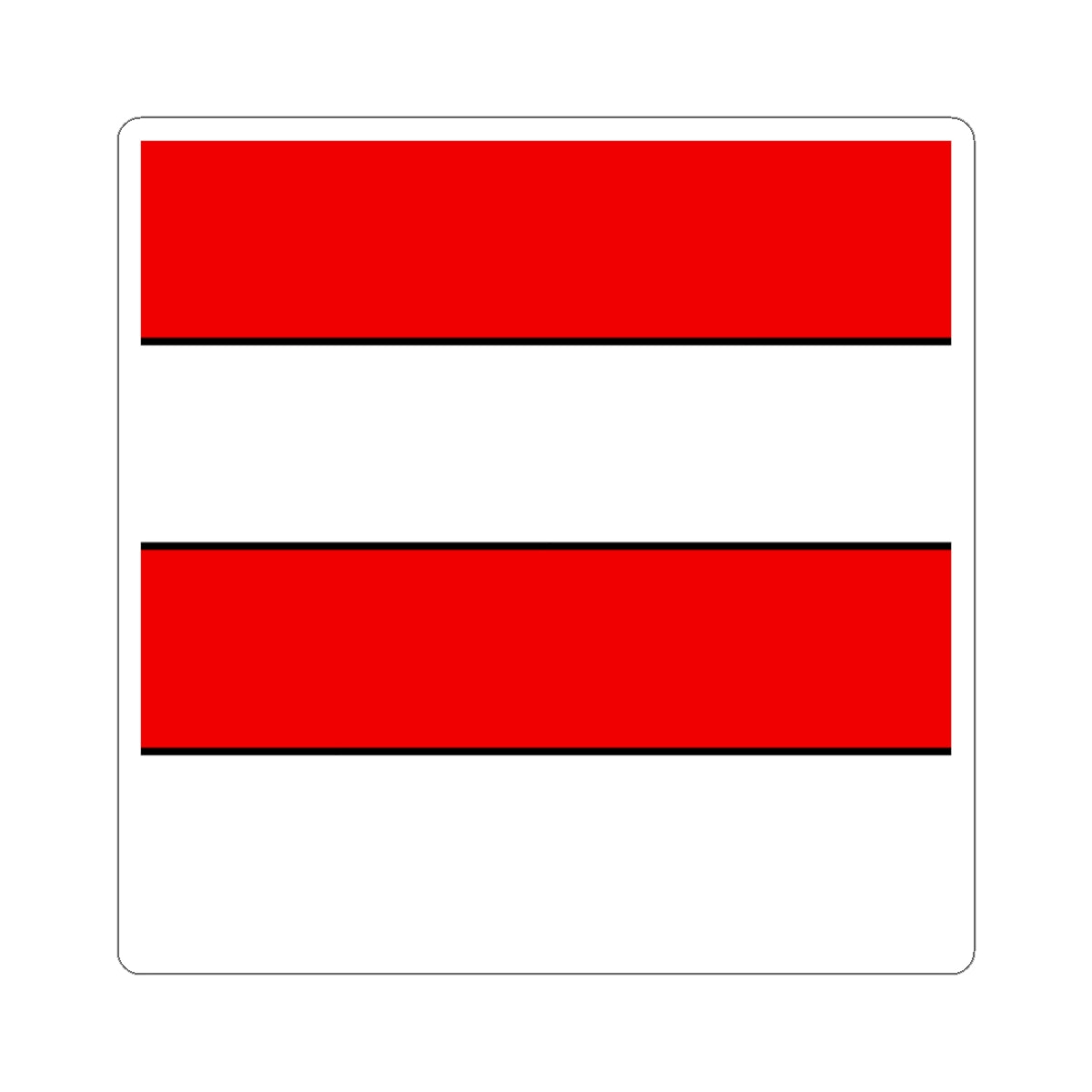 CHE Zofingen Flag (Switzerland) STICKER Vinyl Kiss-Cut Decal